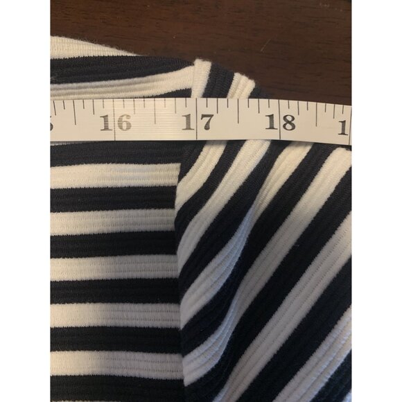 Pendleton Blue & White Striped Nautical Swing Jacket L - Picture 8 of 9